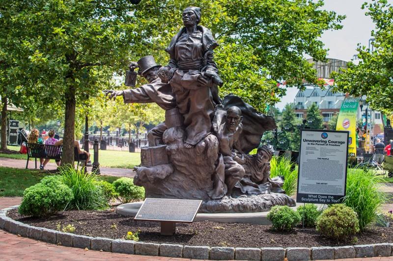 Monument featuring Harriet Tubman
