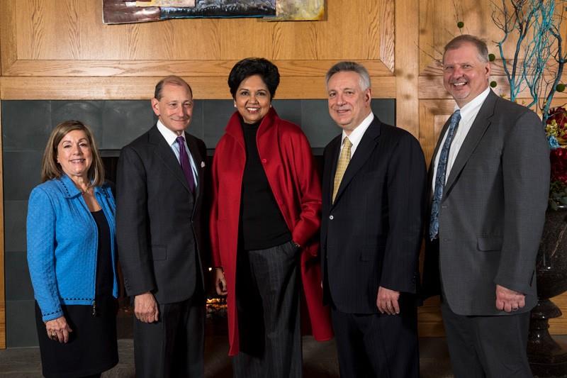 Indra Nooyi and a UD group