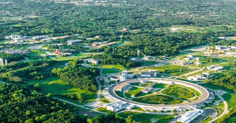 Aerial view of Argonne National Lab
