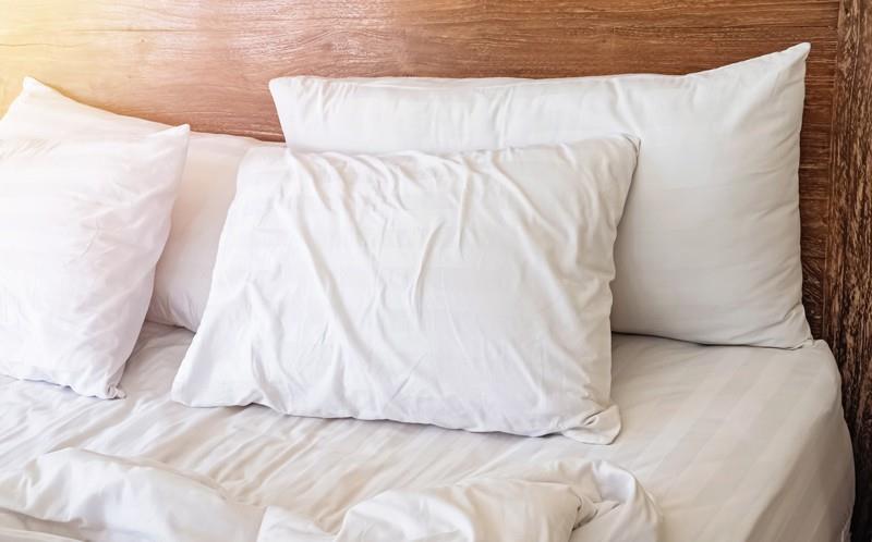 photo of pillows on a bed