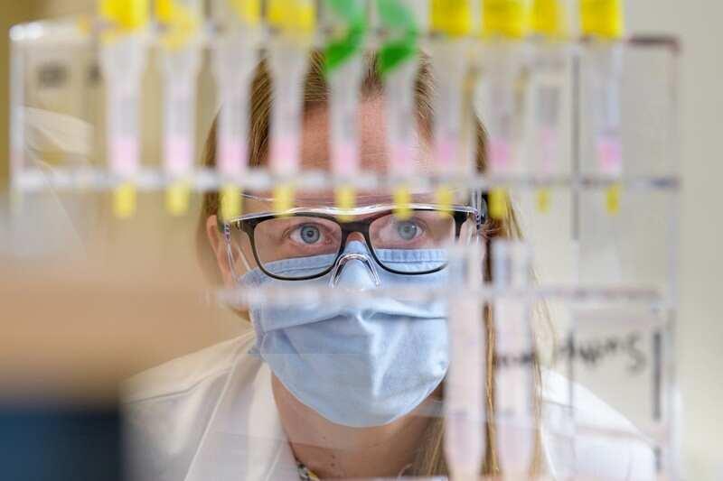 Molly Sutherland in her lab