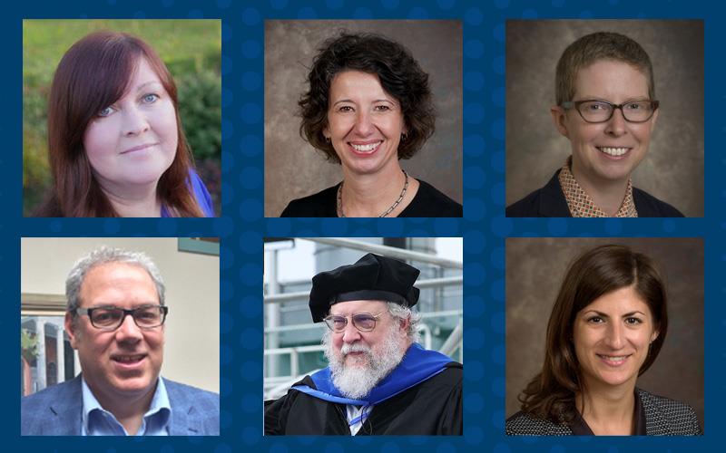 Photos of 6 faculty award winners