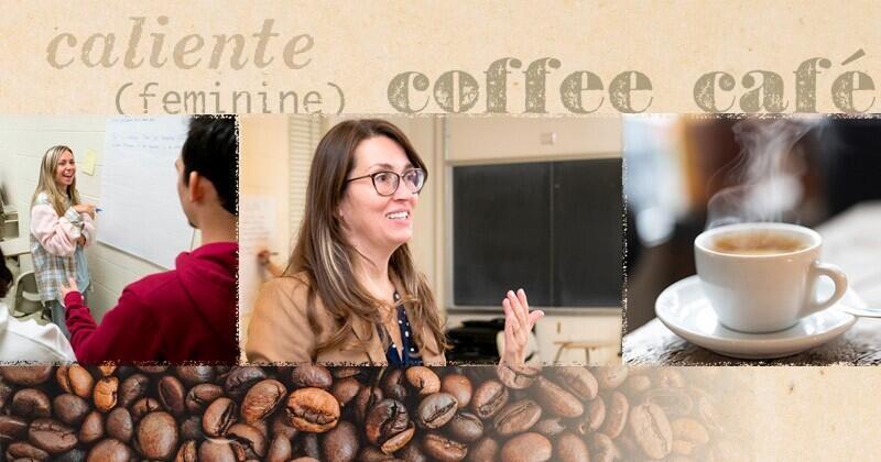 photo graphic with text about coffee