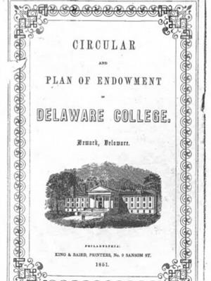 old Delaware College catalog